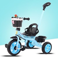 平乡县瑶宝儿童玩具厂-新款儿童三轮脚踏车1-3-6岁小孩自行车婴儿手推车宝宝可坐三轮车